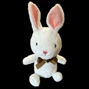 Kohl's Cares White Bunny Rabbit Hello Spring Plush Easter 13" Sewn Eyes